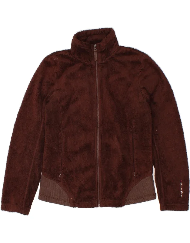 THINK PINK Womens Fleece Jacket UK 16 Large Brown Colourblock Polyester Lace Jacket Ribbed Jacket Sequined Jacket THINK PINK Womens Fleece Jacket UK 16 Large Brown Colourblock Polyester Lace Jacket Ribbed Jacket Sequined Jacket
