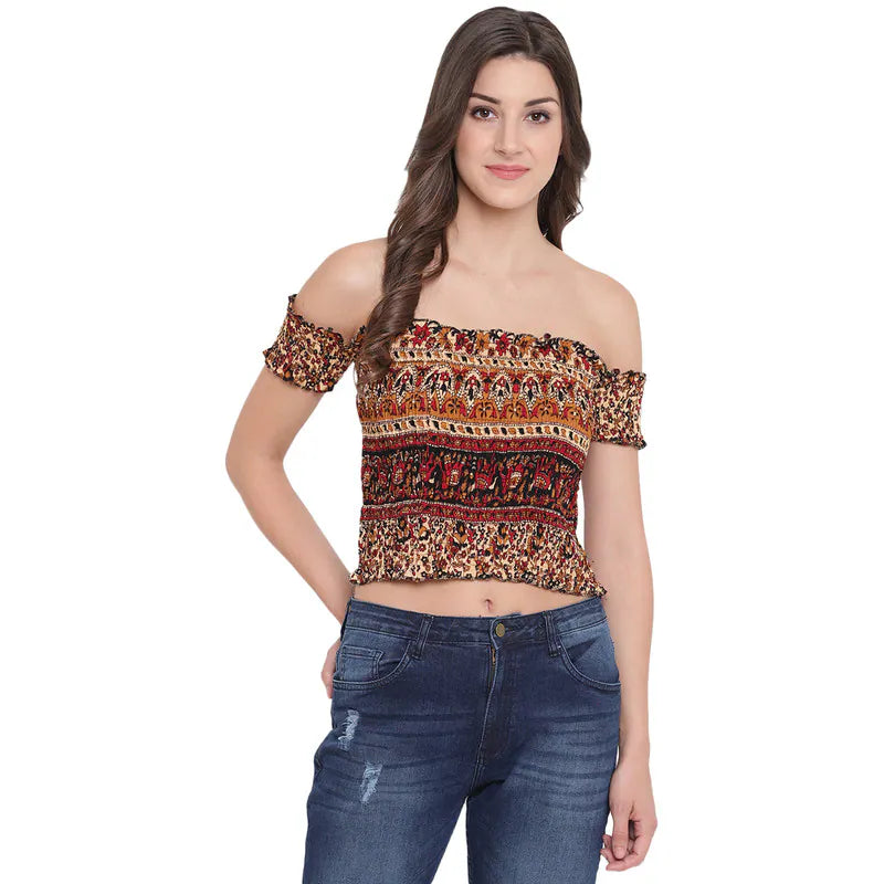 Aawari Cotton Crop Top For Girls and Women AM078-007-AM078-007 Hooded Caped Shawl Collar Aawari Cotton Crop Top For Girls and Women AM078-007-AM078-007 Hooded Caped Shawl Collar