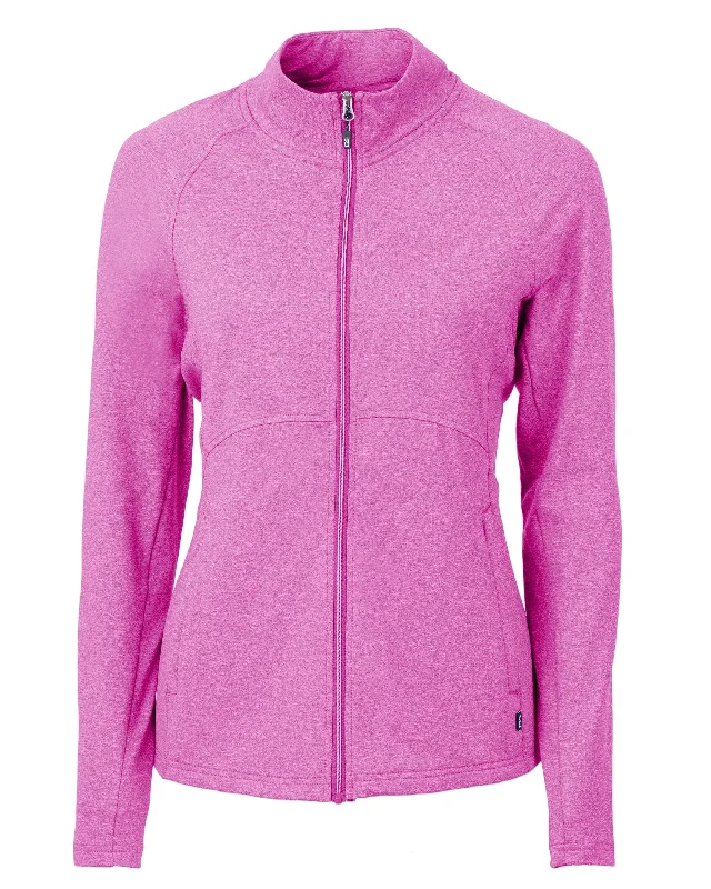 Cutter & Buck - Women's Adapt Eco Knit Heather Recycled Full-Zip Jacket Chenille Jacket Brocade Jacket Lace Jacket Cutter & Buck - Women's Adapt Eco Knit Heather Recycled Full-Zip Jacket Chenille Jacket Brocade Jacket Lace Jacket