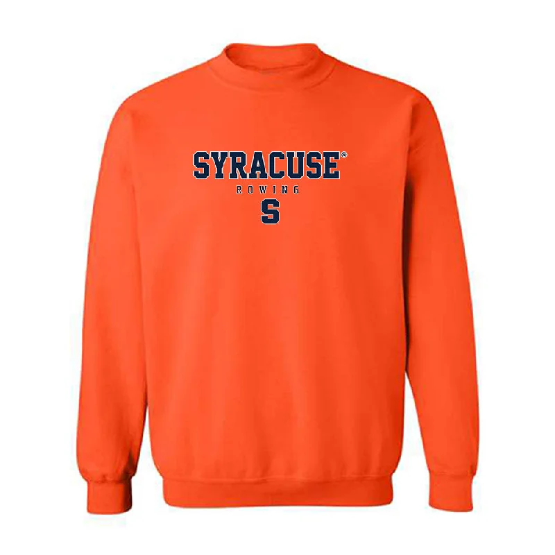 Syracuse - NCAA Women's Rowing : Hannah Fagioli - Classic Shersey Crewneck Sweatshirt Hoodie with Ribbed Neckline Snug Warm Syracuse - NCAA Women's Rowing : Hannah Fagioli - Classic Shersey Crewneck Sweatshirt Hoodie with Ribbed Neckline Snug Warm