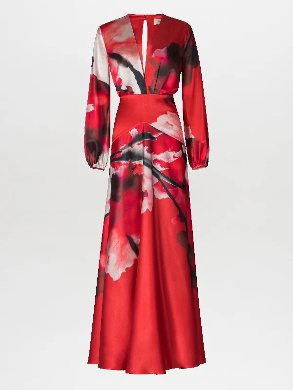 Keira Dress Cowl Neckline Elegant
