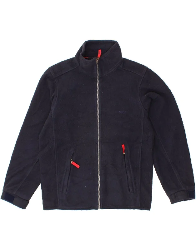 MUSTO Womens Fleece Jacket UK 10 Small Navy Blue Polyester Wool Jacket Cashmere Jacket Tweed Jacket MUSTO Womens Fleece Jacket UK 10 Small Navy Blue Polyester Wool Jacket Cashmere Jacket Tweed Jacket