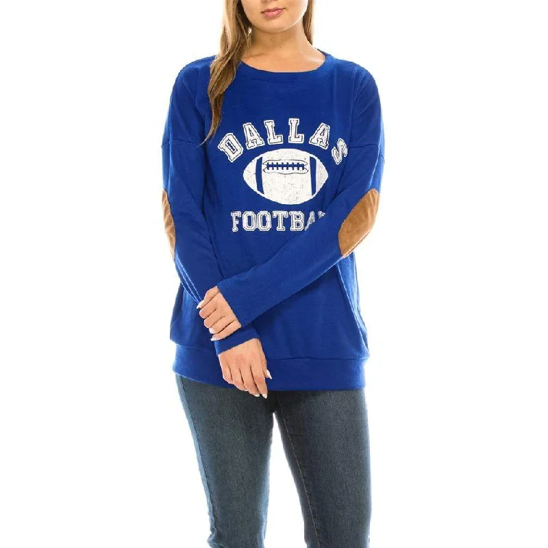 Haute Edition Women's Game Day Football Sweatshirt Hoodie with Print Artistic Unique Haute Edition Women's Game Day Football Sweatshirt Hoodie with Print Artistic Unique