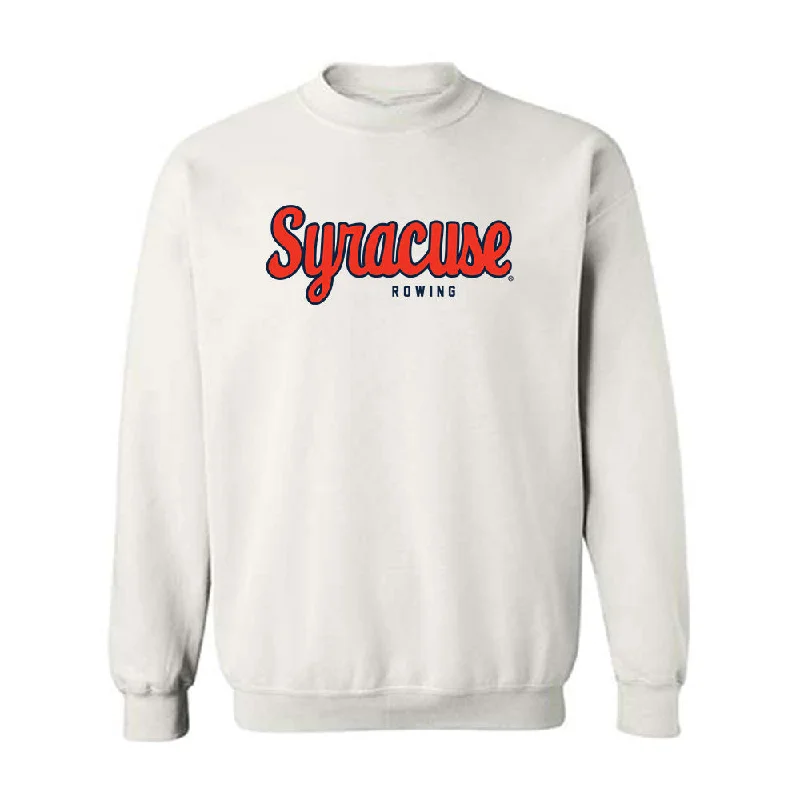 Syracuse - NCAA Women's Rowing : Hannah Fagioli - Classic Shersey Crewneck Sweatshirt Hoodie with Slim Fit Tailored Modern Syracuse - NCAA Women's Rowing : Hannah Fagioli - Classic Shersey Crewneck Sweatshirt Hoodie with Slim Fit Tailored Modern