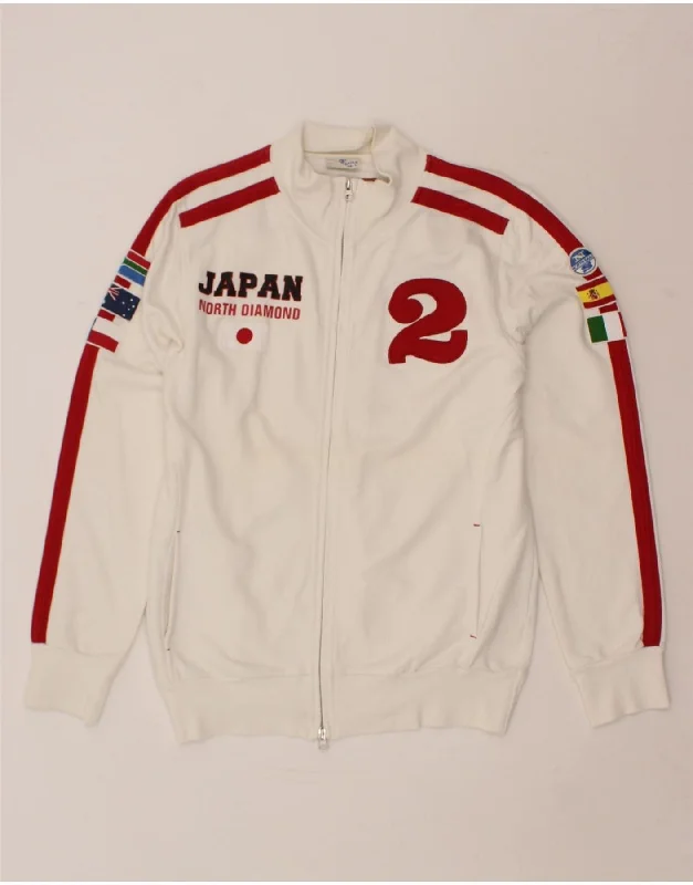 NORTH SAILS Womens Tracksuit Top Jacket UK 16 Large White Colourblock Bomber Jacket Anorak Windbreaker NORTH SAILS Womens Tracksuit Top Jacket UK 16 Large White Colourblock Bomber Jacket Anorak Windbreaker