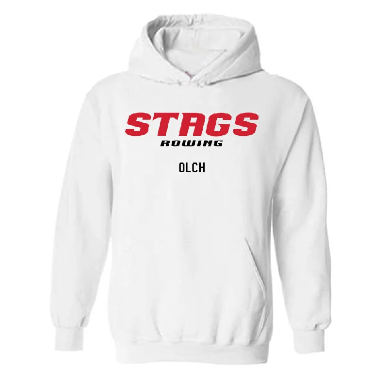 Fairfield - NCAA Women's Rowing : Milly Olch - Classic Fashion Shersey Hooded Sweatshirt Graphic Hoodie Design Print Fairfield - NCAA Women's Rowing : Milly Olch - Classic Fashion Shersey Hooded Sweatshirt Graphic Hoodie Design Print
