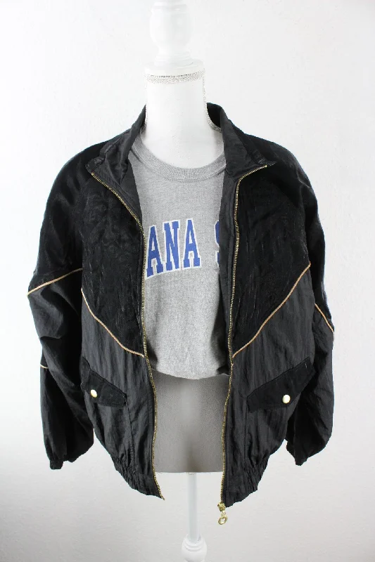 Vintage Black Active Frontier Jacket (M) Nylon Jacket Polyester Jacket Spandex Jacket Vintage Black Active Frontier Jacket (M) Nylon Jacket Polyester Jacket Spandex Jacket