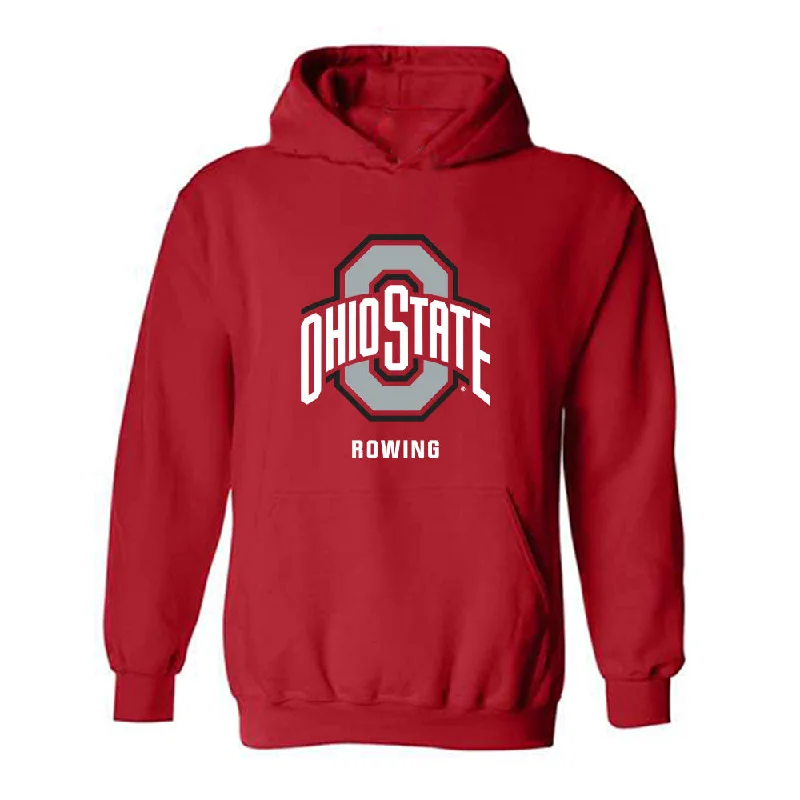 Ohio State - NCAA Women's Rowing : Rebecca Fullerman - Classic Shersey Hooded Sweatshirt Hoodie with Drawstring Waist Adjustable Fitted Ohio State - NCAA Women's Rowing : Rebecca Fullerman - Classic Shersey Hooded Sweatshirt Hoodie with Drawstring Waist Adjustable Fitted