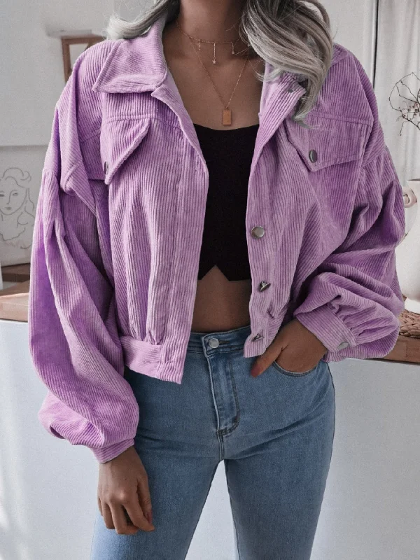 Long-sleeved Corduroy Single-breasted Jacket Chenille Jacket Brocade Jacket Lace Jacket Long-sleeved Corduroy Single-breasted Jacket Chenille Jacket Brocade Jacket Lace Jacket