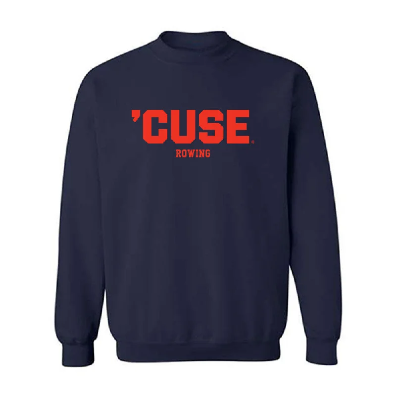 Syracuse - NCAA Women's Rowing : Acorn Cassidy - Crewneck Sweatshirt Hoodie with Button Placket Classic Preppy Syracuse - NCAA Women's Rowing : Acorn Cassidy - Crewneck Sweatshirt Hoodie with Button Placket Classic Preppy