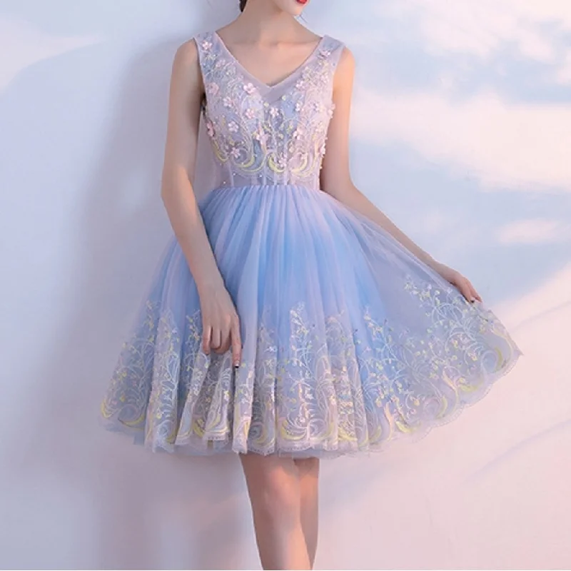 Short Homecoming Dress, Tulle Homecoming Dress, Lace Homecoming Dress, Applique Junior School Dress, Knee-Length Homecoming Dress, Backless Homecoming Dress, LB0420 Tunics Party sparkling Short Homecoming Dress, Tulle Homecoming Dress, Lace Homecoming Dress, Applique Junior School Dress, Knee-Length Homecoming Dress, Backless Homecoming Dress, LB0420 Tunics Party sparkling