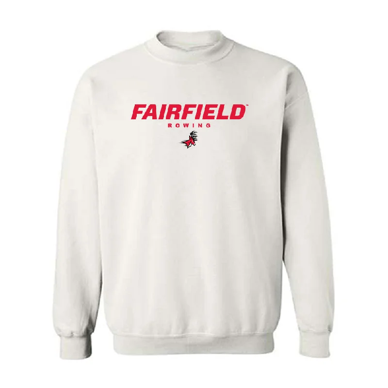 Fairfield - NCAA Women's Rowing : Molly Cleary - Classic Shersey Crewneck Sweatshirt Hoodie with Slit Hem Functional Movement Fairfield - NCAA Women's Rowing : Molly Cleary - Classic Shersey Crewneck Sweatshirt Hoodie with Slit Hem Functional Movement