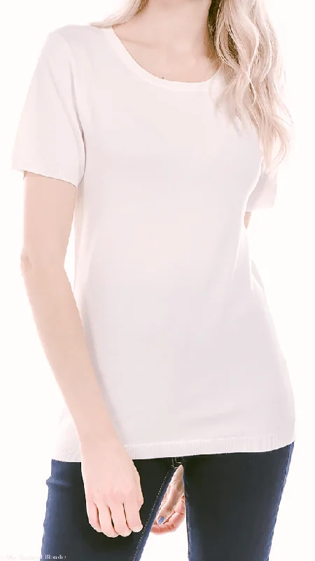 Clara Scoop neck Short Sleeve Knit Sweater (4 COLORWAYS) Faux Fur Fabric Real Fur Fabric Shearling Fabric Clara Scoop neck Short Sleeve Knit Sweater (4 COLORWAYS) Faux Fur Fabric Real Fur Fabric Shearling Fabric