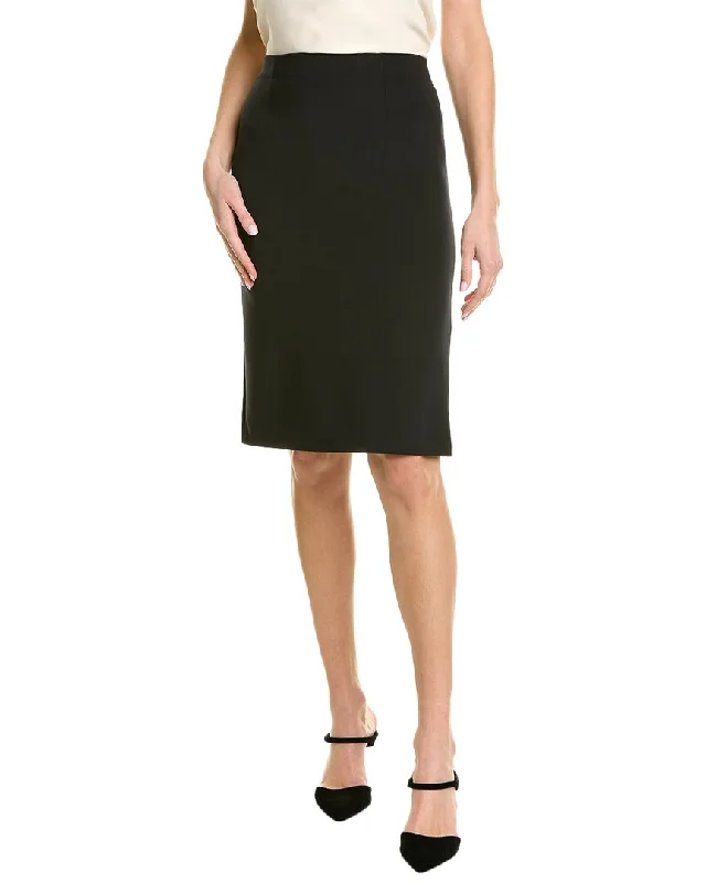 Shan Slit Back Pencil Skirt leather skirt durable