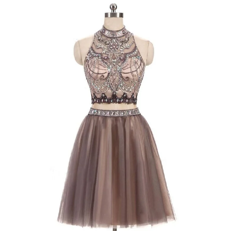 Short Homecoming Dress, Tulle Homecoming Dress, Two Pieces Homecoming Dress, Sleeveless Junior School Dress, Open-Back Graduation Dress, Beading Homecoming Dress, LB0477 Tunics New arrival Short Homecoming Dress, Tulle Homecoming Dress, Two Pieces Homecoming Dress, Sleeveless Junior School Dress, Open-Back Graduation Dress, Beading Homecoming Dress, LB0477 Tunics New arrival