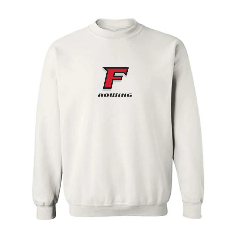 Fairfield - NCAA Women's Rowing : Molly Cleary - Classic Shersey Crewneck Sweatshirt Hoodie with Belted Waist Structured Tailored Fairfield - NCAA Women's Rowing : Molly Cleary - Classic Shersey Crewneck Sweatshirt Hoodie with Belted Waist Structured Tailored