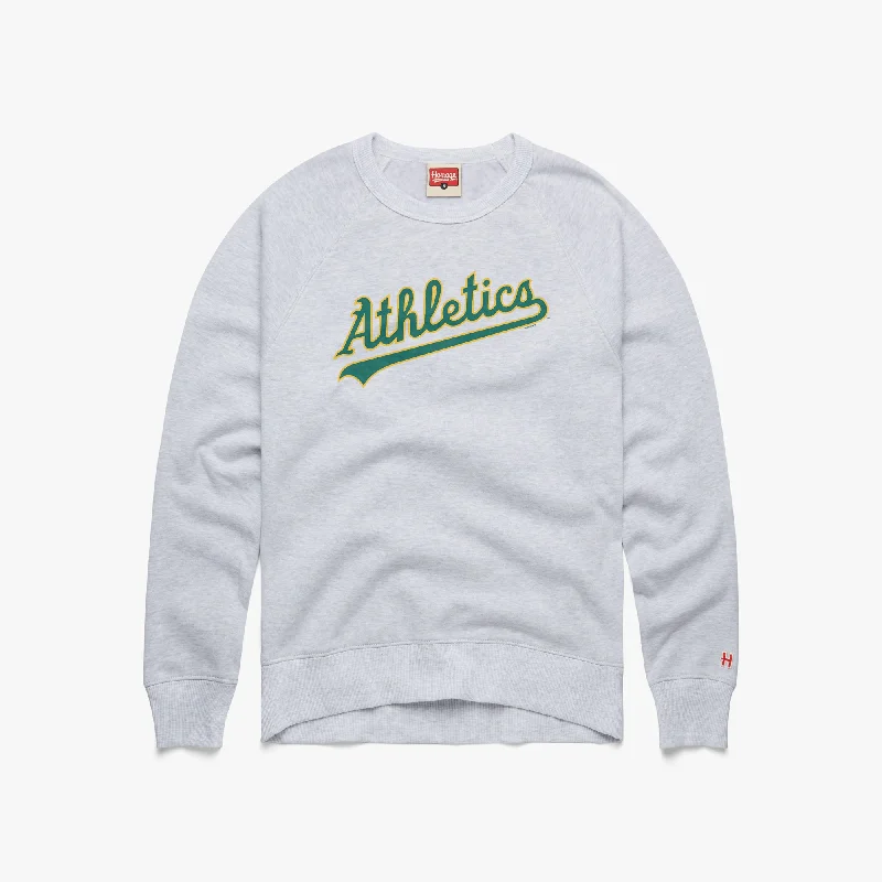 Oakland Athletics Jersey Logo Crewneck Polka Dot Jersey Shirt