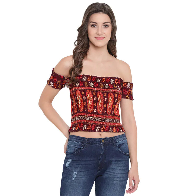 Aawari Cotton Crop Top For Girls and Women AM078-002-AM078-002 Houndstooth Herringbone Solid Aawari Cotton Crop Top For Girls and Women AM078-002-AM078-002 Houndstooth Herringbone Solid