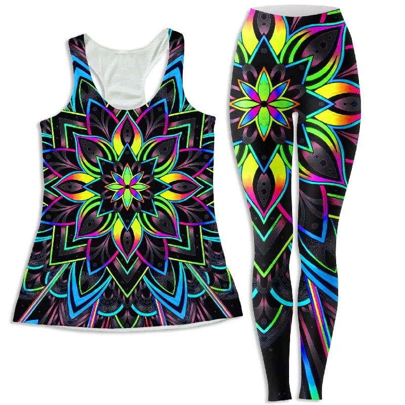 Radiance 2 Women's Tank and Leggings Combo lace back tank