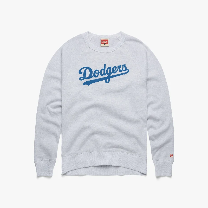 Los Angeles Dodgers Jersey Logo Crewneck Summer Jersey Tee