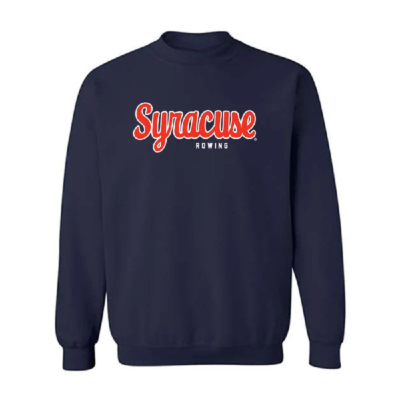 Syracuse - NCAA Women's Rowing : Hannah Fagioli - Classic Shersey Crewneck Sweatshirt Hoodie with Bell Sleeves Flared Feminine Syracuse - NCAA Women's Rowing : Hannah Fagioli - Classic Shersey Crewneck Sweatshirt Hoodie with Bell Sleeves Flared Feminine