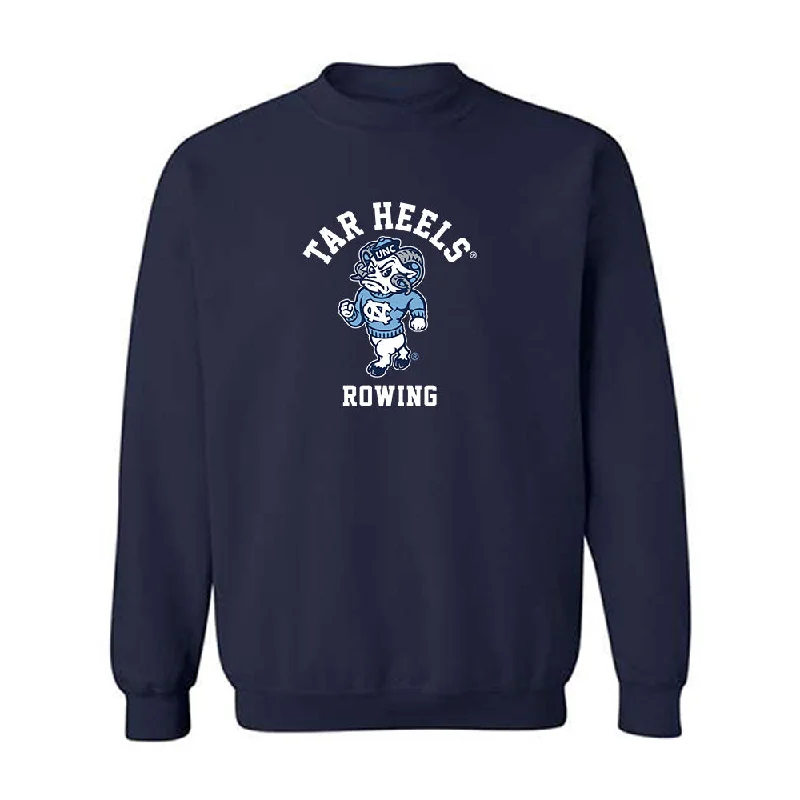 UNC - NCAA Women's Rowing : Anna Kate Gwiazdowski - Classic Shersey Crewneck Sweatshirt Hoodie with Side Slits Relaxed Casual UNC - NCAA Women's Rowing : Anna Kate Gwiazdowski - Classic Shersey Crewneck Sweatshirt Hoodie with Side Slits Relaxed Casual