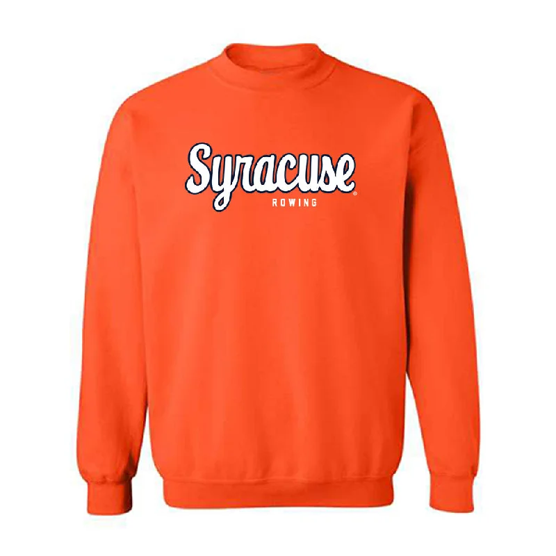 Syracuse - NCAA Women's Rowing : Hallie Rehl - Classic Shersey Crewneck Sweatshirt Hoodie with Magnetic Closure Innovative Modern Syracuse - NCAA Women's Rowing : Hallie Rehl - Classic Shersey Crewneck Sweatshirt Hoodie with Magnetic Closure Innovative Modern