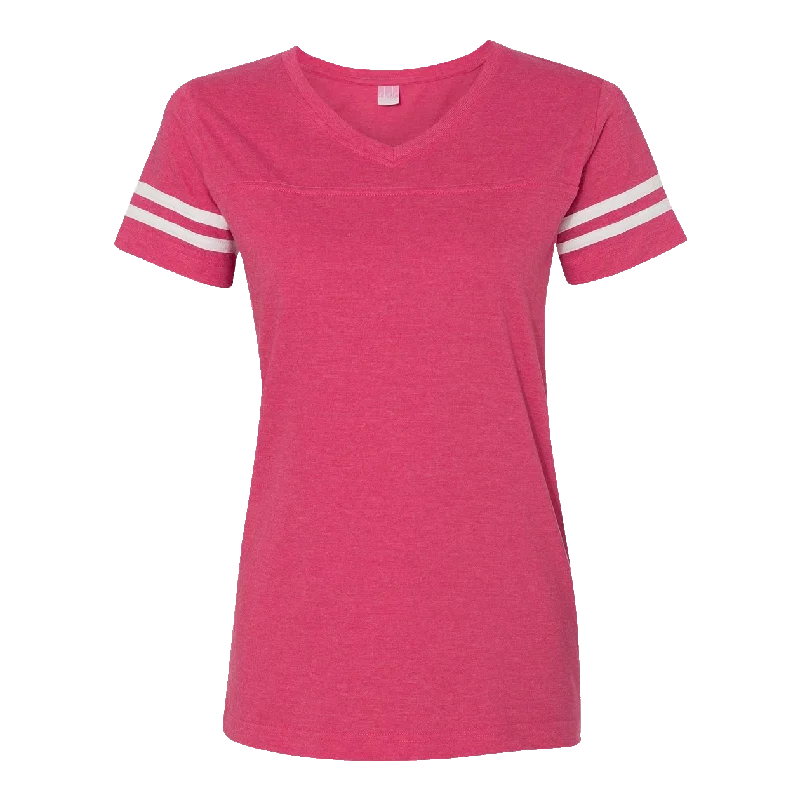 Vintage Hot Pink/White