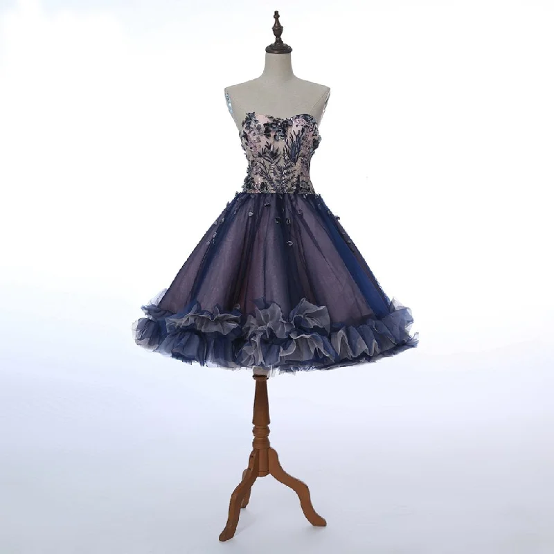 Short Homecoming Dress, Tulle Homecoming Dress, Sweet Heart Homecoming Dress, Applique Junior School Dress, Graduation Dress, Sleeveless Homecoming Dress, LB0315 Cowl Neckline Elegant Short Homecoming Dress, Tulle Homecoming Dress, Sweet Heart Homecoming Dress, Applique Junior School Dress, Graduation Dress, Sleeveless Homecoming Dress, LB0315 Cowl Neckline Elegant