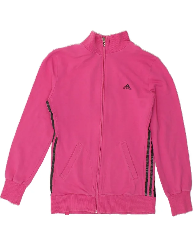ADIDAS Womens Tracksuit Top Jacket EU 38/40 Medium Pink Cotton Chenille Fabric Brocade Fabric Lace Fabric ADIDAS Womens Tracksuit Top Jacket EU 38/40 Medium Pink Cotton Chenille Fabric Brocade Fabric Lace Fabric