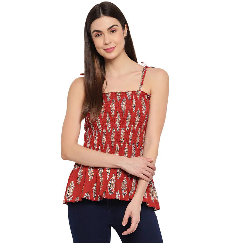 Aawari Cotton Strap Crop Top For Girls and Women AM0076-010-AM076-010 Silk Blend Satin Velvet Aawari Cotton Strap Crop Top For Girls and Women AM0076-010-AM076-010 Silk Blend Satin Velvet