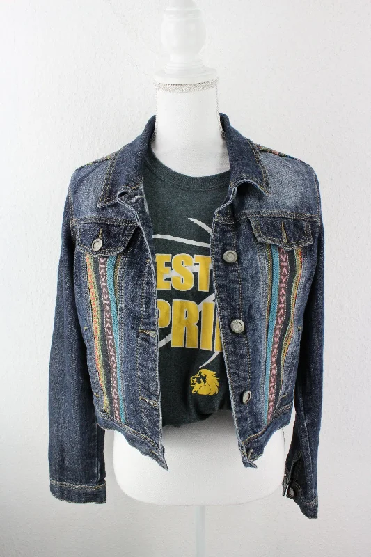 Vintage Hot Kiss Denim Jeans Jacket (M) Plaid Jacket Tartan Jacket Houndstooth Jacket Vintage Hot Kiss Denim Jeans Jacket (M) Plaid Jacket Tartan Jacket Houndstooth Jacket