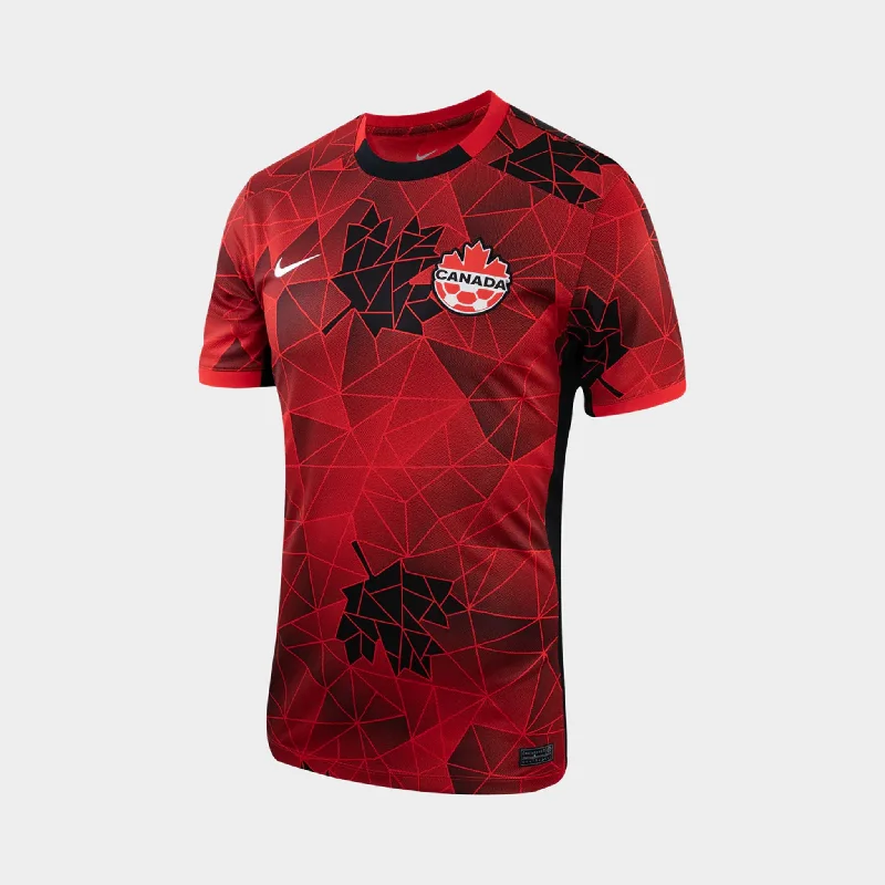 Nike Women's Canada 2023 Stadium Home Soccer Jersey / Red High-End Jersey Tee