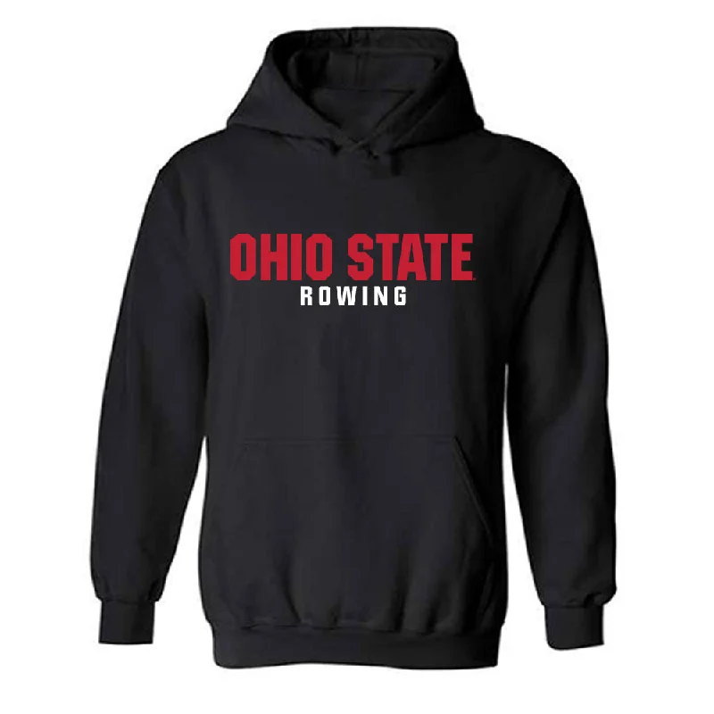 Ohio State - NCAA Women's Rowing : Rebecca Fullerman - Classic Shersey Hooded Sweatshirt Hoodie with Hem Detail Decorative Unique Ohio State - NCAA Women's Rowing : Rebecca Fullerman - Classic Shersey Hooded Sweatshirt Hoodie with Hem Detail Decorative Unique