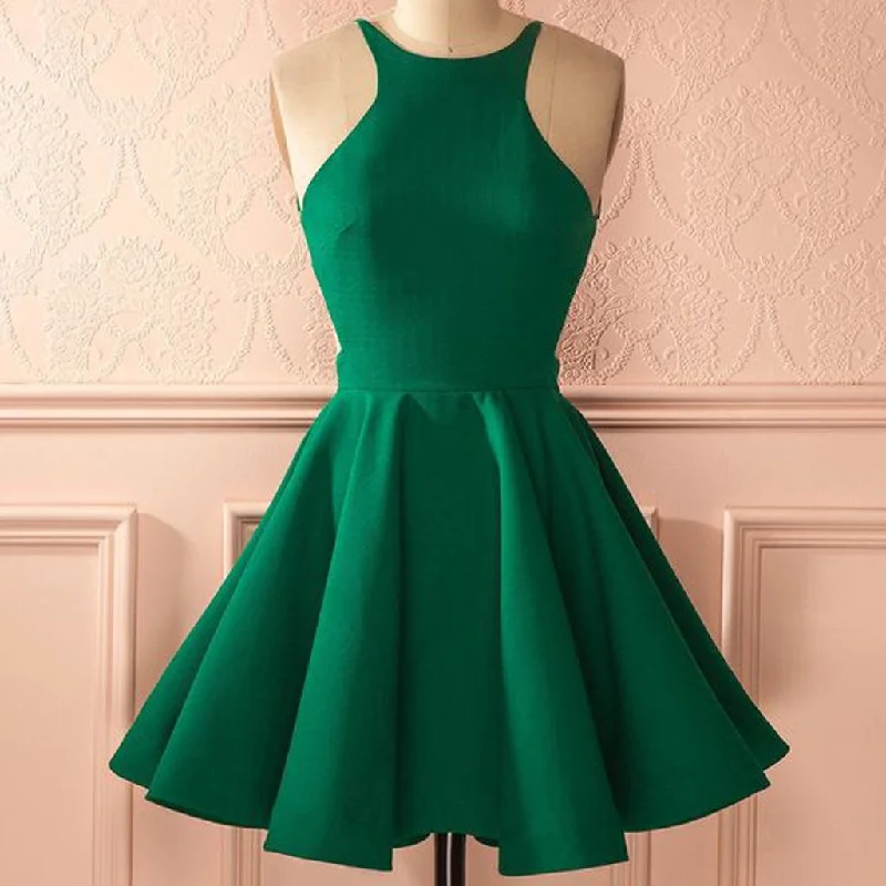 Short Homecoming Dress, Satin Homecoming Dress, Halter Homecoming Dress, Backless Junior School Dress, Knee-Length Homecoming Dress, Sexy Homecoming Dress, LB0432 Tunics Bridal satin Short Homecoming Dress, Satin Homecoming Dress, Halter Homecoming Dress, Backless Junior School Dress, Knee-Length Homecoming Dress, Sexy Homecoming Dress, LB0432 Tunics Bridal satin