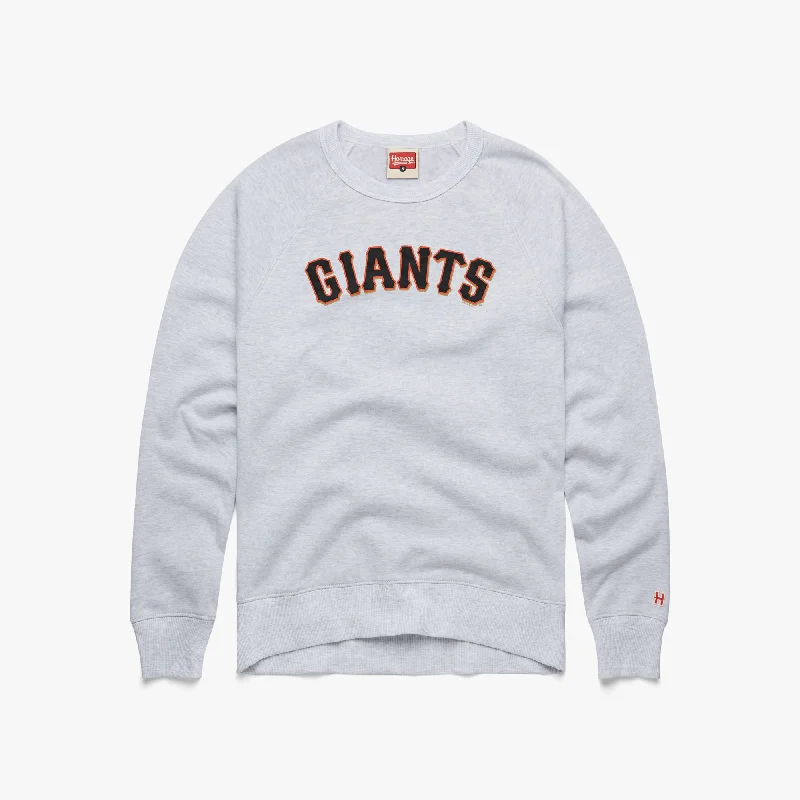 San Francisco Giants Jersey Logo Crewneck V Neck Jersey Blouse