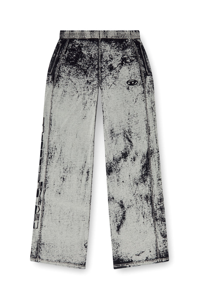 Track pants in burnout plated jersey Travel Jersey Tee