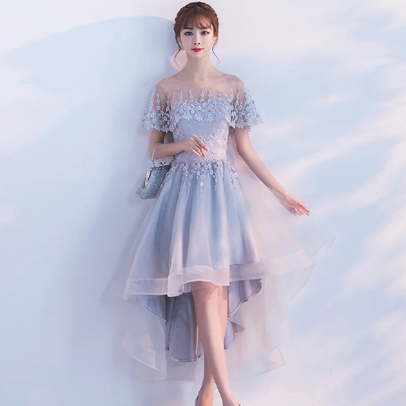 Short Homecoming Dress, Tulle Homecoming Dress, Applique Homecoming Dress, Detachable Junior School Dress, Organza Graduation Dress, High-Low Homecoming Dress, LB0534 Tunics Chic elegant Short Homecoming Dress, Tulle Homecoming Dress, Applique Homecoming Dress, Detachable Junior School Dress, Organza Graduation Dress, High-Low Homecoming Dress, LB0534 Tunics Chic elegant