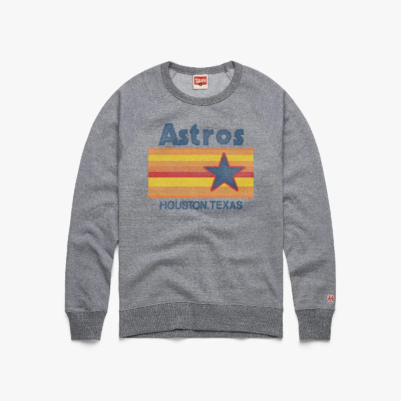 Houston Astros Jersey Crewneck Round Neck Jersey Tee