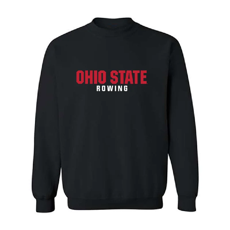Ohio State - NCAA Women's Rowing : Rebecca Fullerman - Classic Shersey Crewneck Sweatshirt Hoodie with Back Slit Movement Comfort Ohio State - NCAA Women's Rowing : Rebecca Fullerman - Classic Shersey Crewneck Sweatshirt Hoodie with Back Slit Movement Comfort