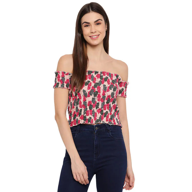 Aawari Cotton Printed Crop Top For Girls and Women AM081-006-AM081-006 Wool Fabric Cashmere Fabric Tweed Fabric Aawari Cotton Printed Crop Top For Girls and Women AM081-006-AM081-006 Wool Fabric Cashmere Fabric Tweed Fabric