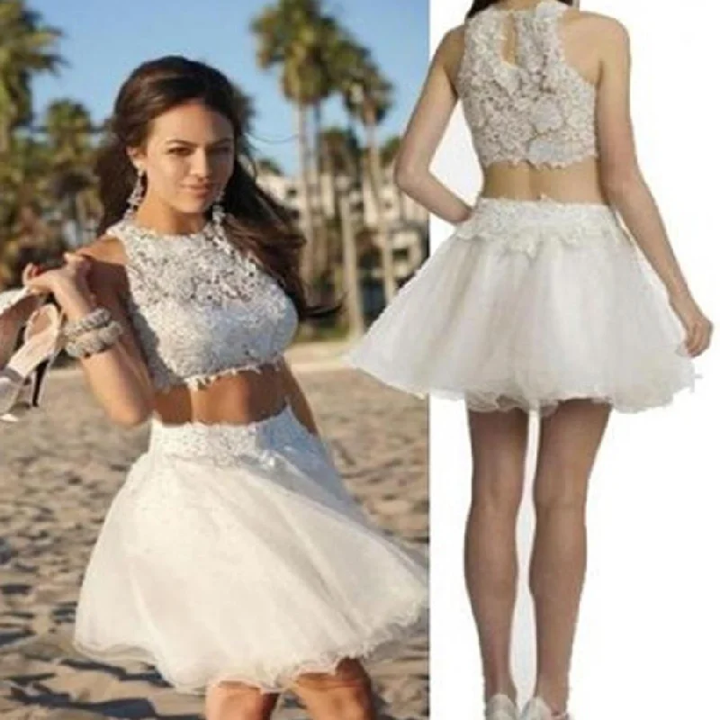 Popular white lace two pieces tight country freshman homecoming prom gowns dress,BD0093 Tunics Vintage classic Popular white lace two pieces tight country freshman homecoming prom gowns dress,BD0093 Tunics Vintage classic