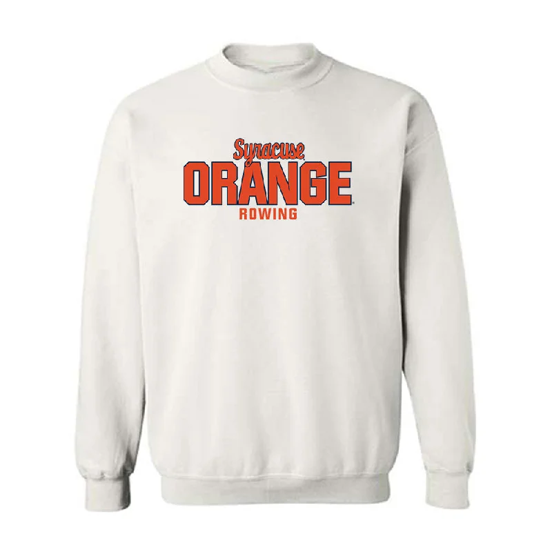 Syracuse - NCAA Women's Rowing : Hannah Fagioli - Classic Shersey Crewneck Sweatshirt Hoodie with Slim Fit Tailored Modern Syracuse - NCAA Women's Rowing : Hannah Fagioli - Classic Shersey Crewneck Sweatshirt Hoodie with Slim Fit Tailored Modern