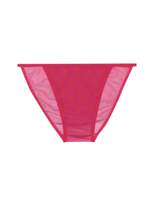 MONOGRAM PANTIES IN TULLE JERSEY Spring Jersey Blouse