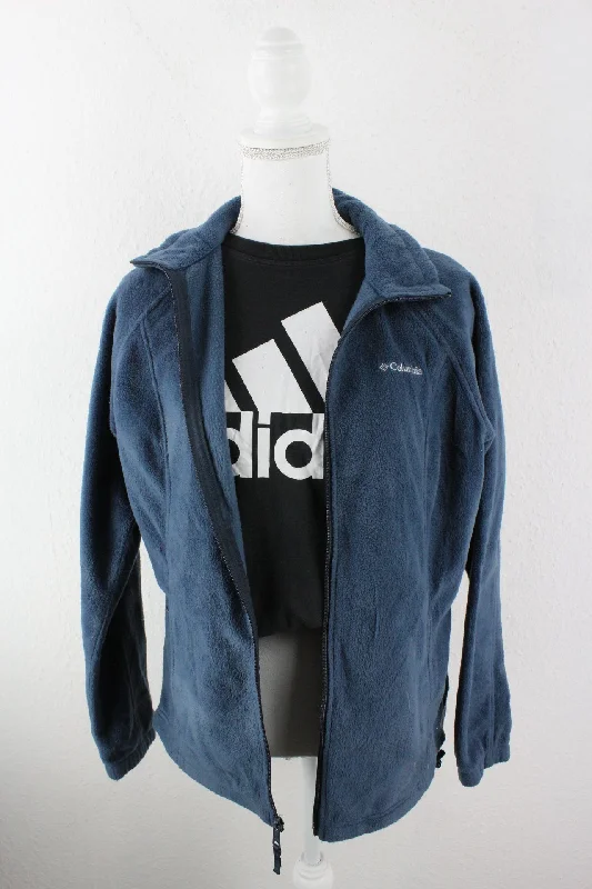 Vintage Blue Columbia Fleece Jacket (L) Print Jacket Jacquard Jacket Patchwork Jacket Vintage Blue Columbia Fleece Jacket (L) Print Jacket Jacquard Jacket Patchwork Jacket