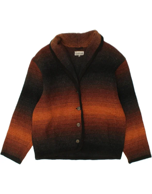 VINTAGE Womens 4 Button Blazer Jacket UK 14 Medium Brown Colourblock Corduroy Jacket Velvet Jacket Brocade Jacket VINTAGE Womens 4 Button Blazer Jacket UK 14 Medium Brown Colourblock Corduroy Jacket Velvet Jacket Brocade Jacket