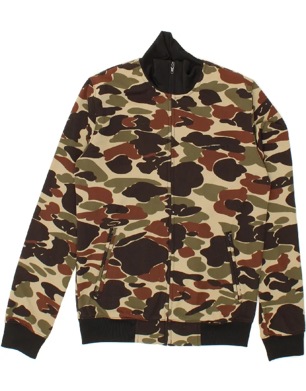 CARHARTT Womens Tracksuit Top Jacket UK 14 Medium Brown Camouflage Corduroy Jacket Velvet Jacket Brocade Jacket CARHARTT Womens Tracksuit Top Jacket UK 14 Medium Brown Camouflage Corduroy Jacket Velvet Jacket Brocade Jacket