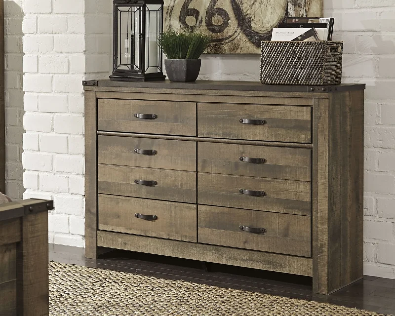 Trinell Six Drawer Dresser Tunics Luxurious high-end