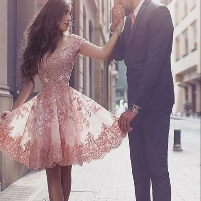 Lace off shoulder floral prints elegant junior formal homecoming prom gown dress,BD00114 Tunics Designer luxury Lace off shoulder floral prints elegant junior formal homecoming prom gown dress,BD00114 Tunics Designer luxury