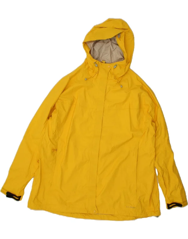 L.L.BEAN Womens Windbreaker Jacket UK 18 XL Yellow Nylon Lace Jacket Ribbed Jacket Sequined Jacket L.L.BEAN Womens Windbreaker Jacket UK 18 XL Yellow Nylon Lace Jacket Ribbed Jacket Sequined Jacket